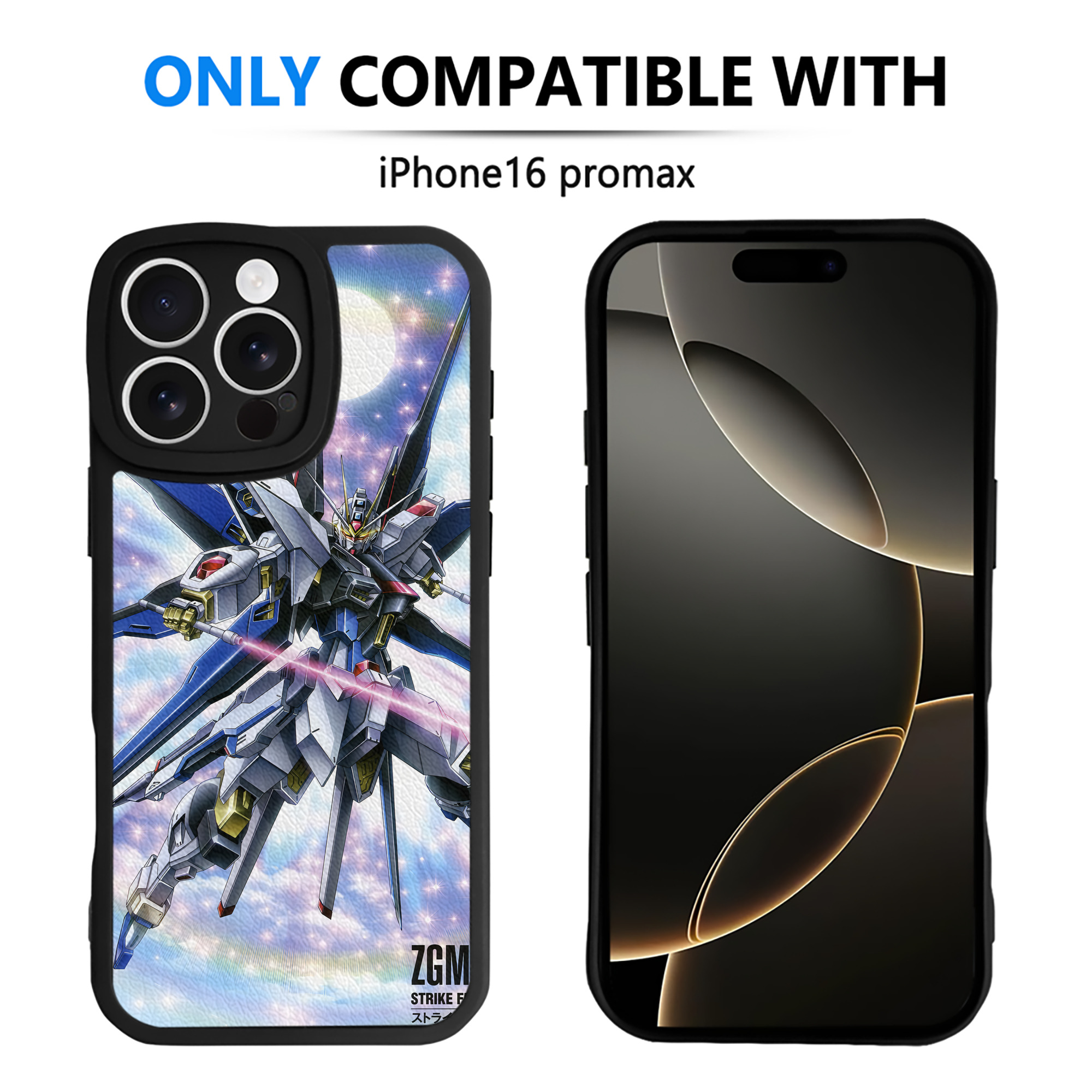 （画像用） 機動戦士ガンダム Mobile Suit Gundam 【iPhone 16シリーズ対応】シリコンスマホケース（レザー調） 材質：シリコン